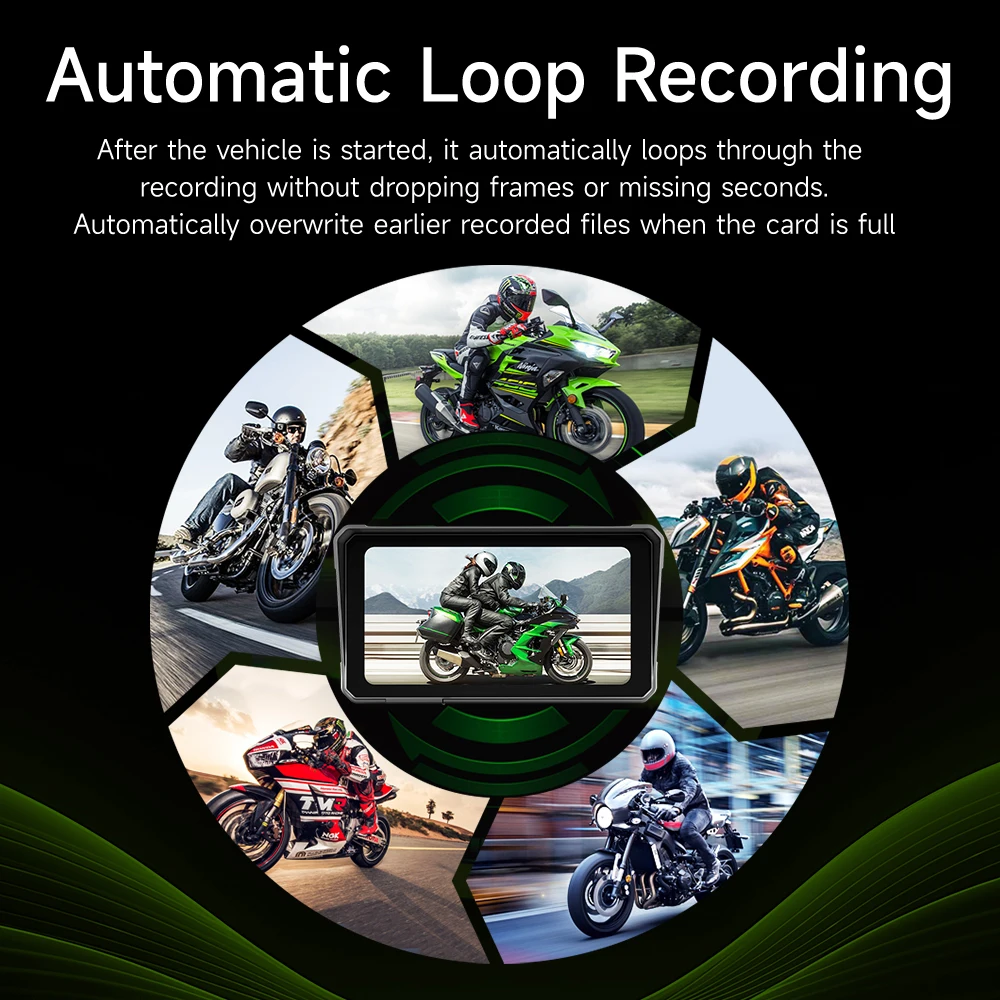 Pantalla GPS de 6 pulgadas para moto con CarPlay y Android Auto IPX8 - imagen 2