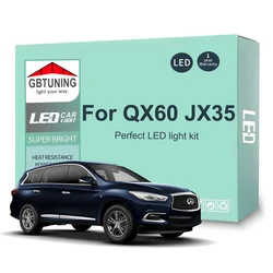 Kit de bombillas LED Canbus para interior Infiniti QX60 y JX35