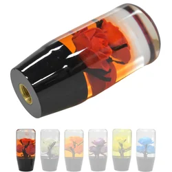 Pomo universal transparente para palanca de cambios con flor