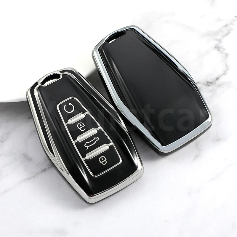 Funda para llave Geely, borde plateado: Boyue, Tugella y Coolray - imagen 5