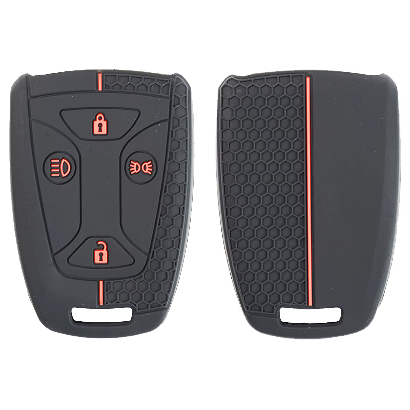 Funda colocada en una llave compatible