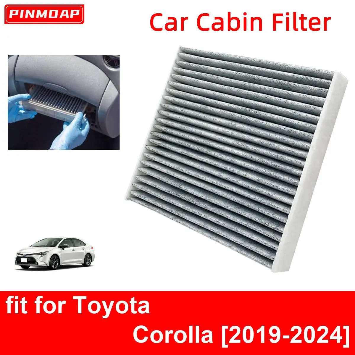 Filtro de habitáculo Toyota Corolla 2019-2024 con carbón activo
