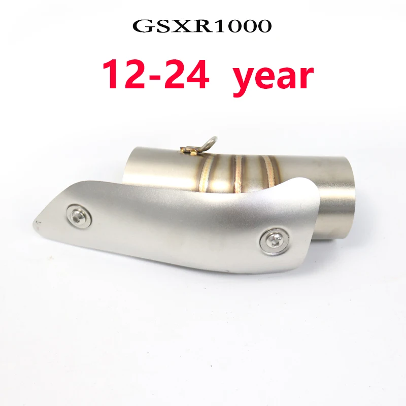 Tubo de conexión medio de escape acero inoxidable Suzuki GSX-R 1000