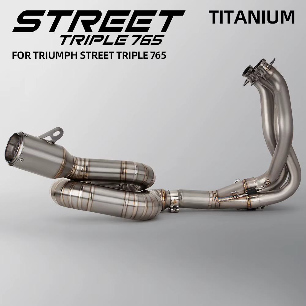 Escape completo de titanio para Triumph Street Triple 765 R/S/RS