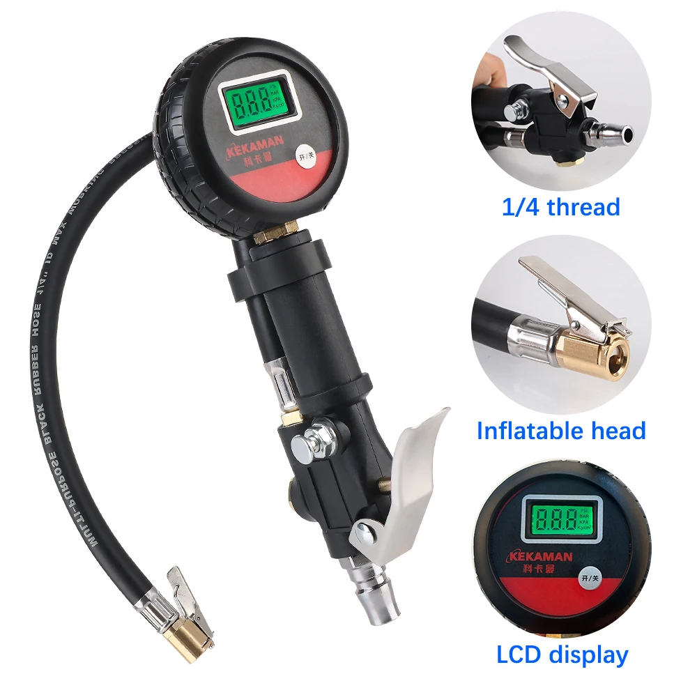 Medidor digital de presión de neumáticos automático para coche y moto - imagen 2