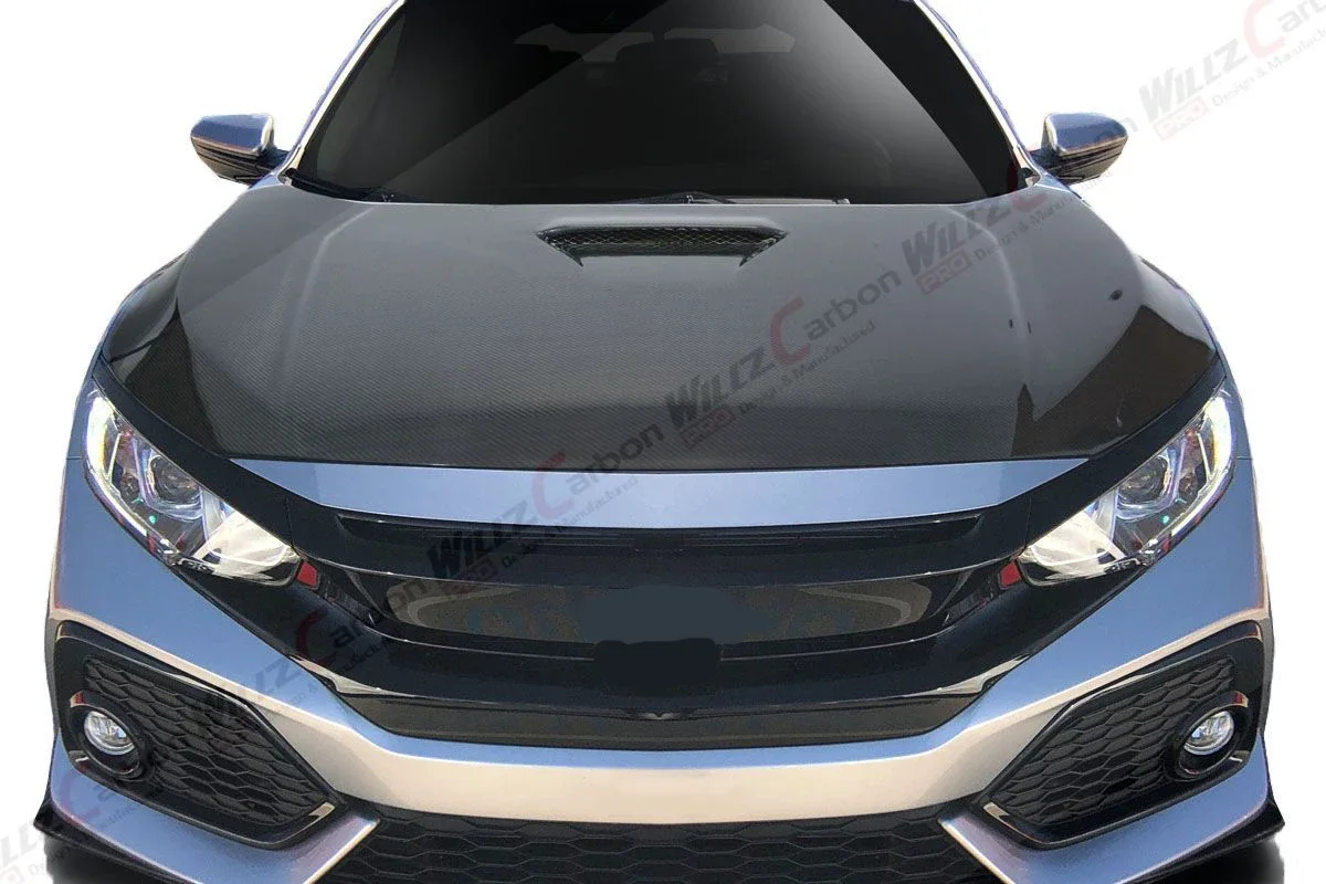 Detalle del capó para Honda Civic Type R