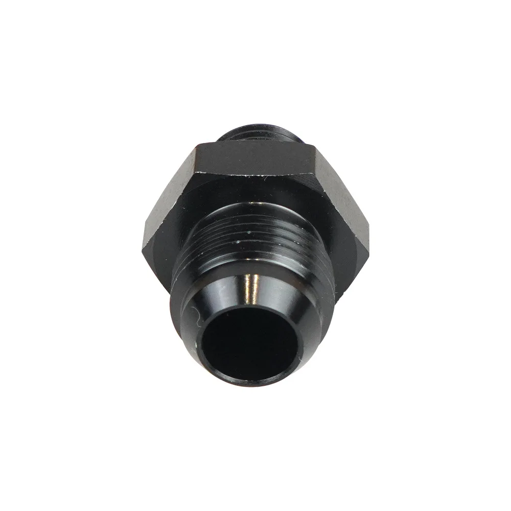 Adaptador de riel combustible macho 6AN 8AN 10AN ORB aluminio negro - imagen 5