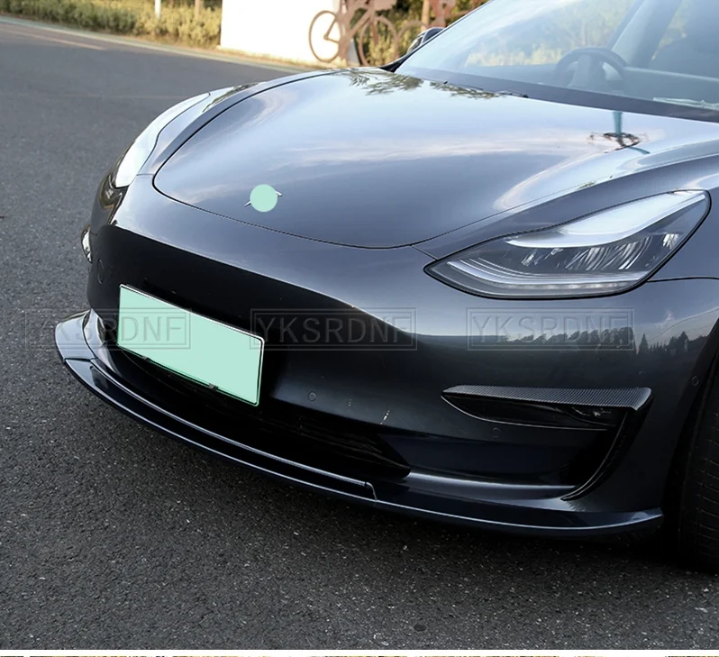Alerón parachoques delantero ABS 3 niveles Tesla Model 3 2017-2018 - imagen 2