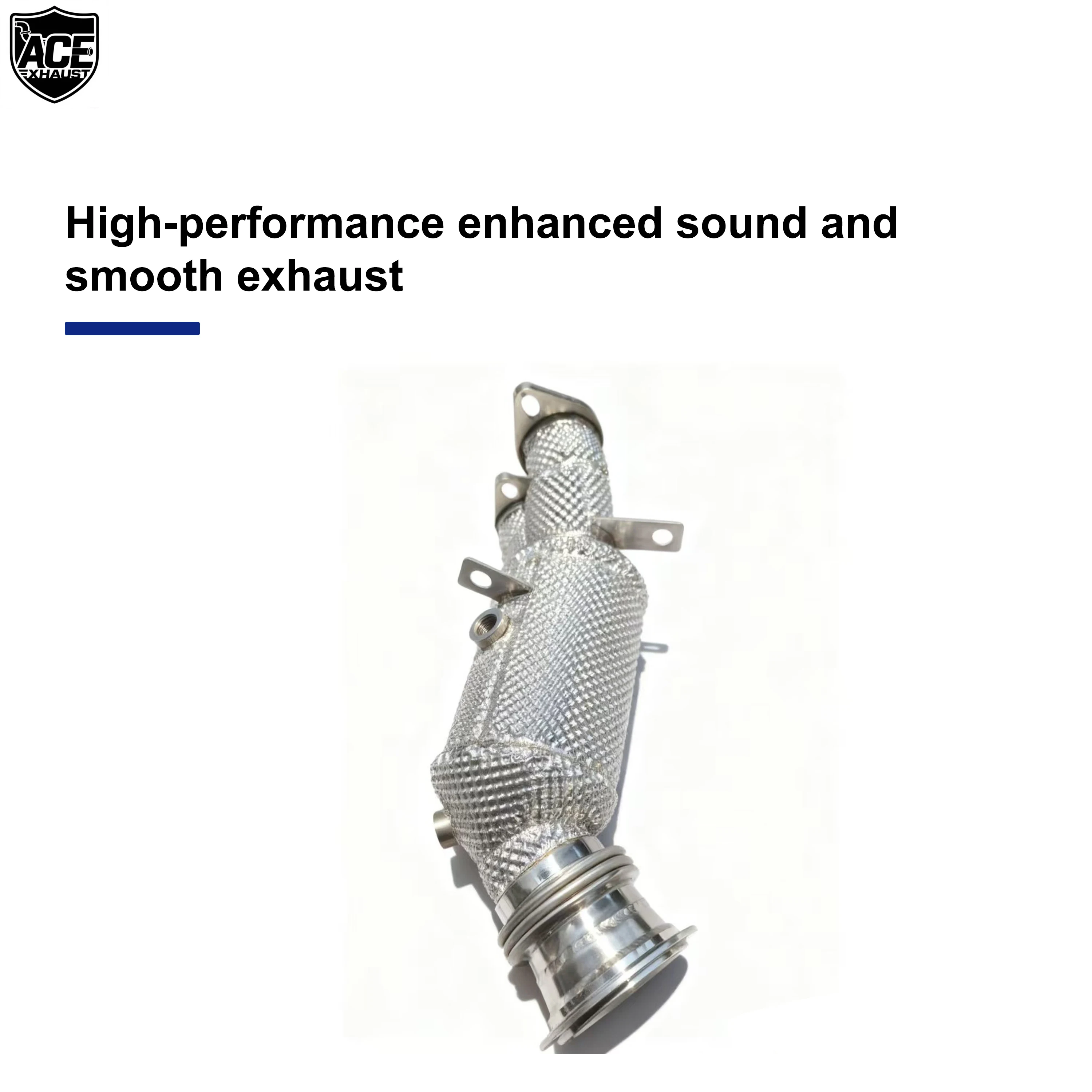Tubo bajada escape ACE BMW M2 F87 N55 3.0 Turbo - Acero Inox - imagen 3