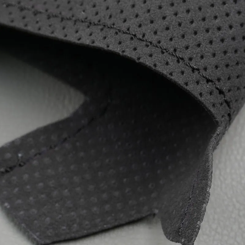 Funda para volante de ante negra cosida a mano Mercedes Clase S W222 - imagen 4