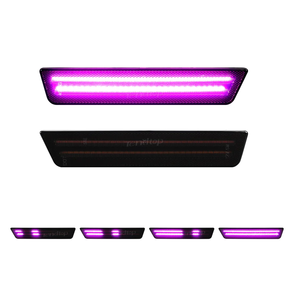 Luces LED posición lateral verde/roja Dodge Challenger 2008-2014 - imagen 3