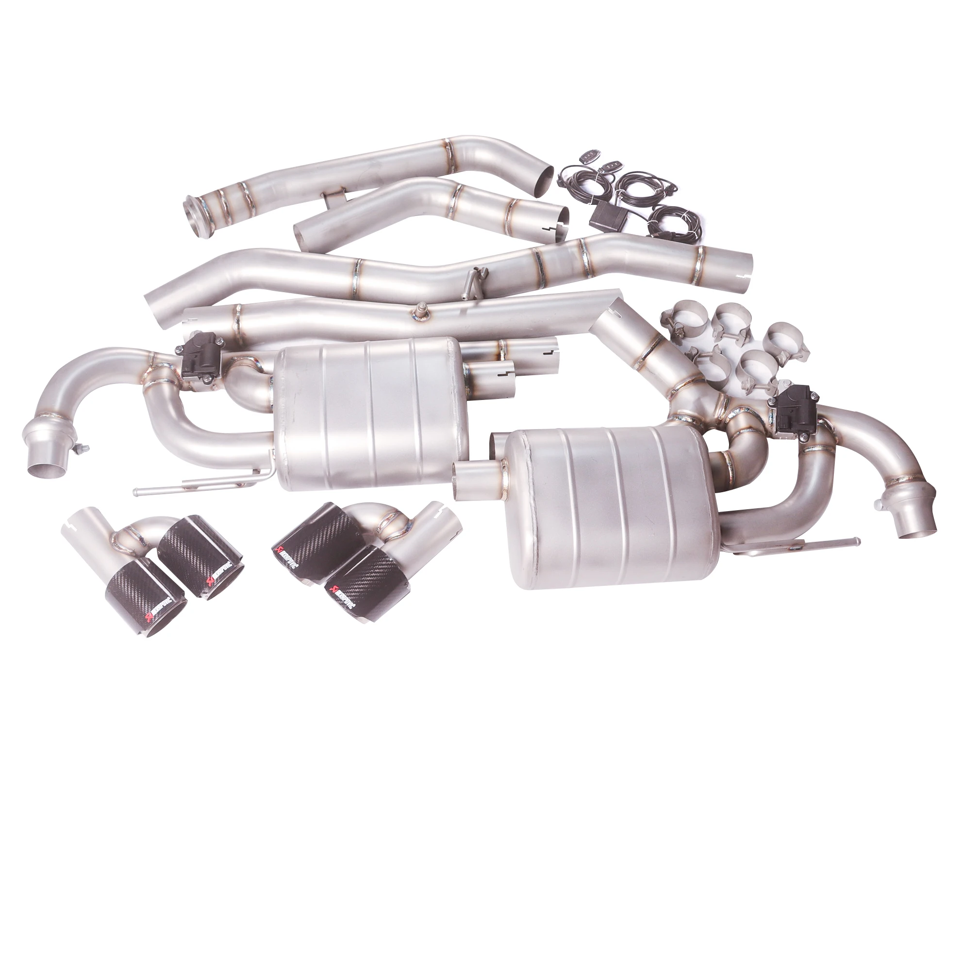 Escape catback 4 salidas BMW X5 G05 3.0T alto rendimiento acero inoxidable - imagen 3