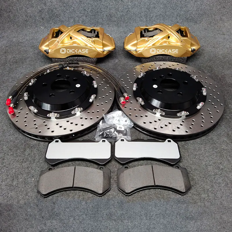 Dicase kit frenos perforados flotantes para Volvo S60
