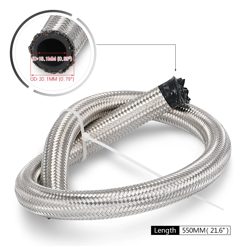 Línea de retorno de aceite WLR para turbocompresor T3/T4 GT35 - imagen 3