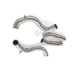 Bajante escape alto flujo Mercedes C63 AMG W205 4.0T acero inoxidable