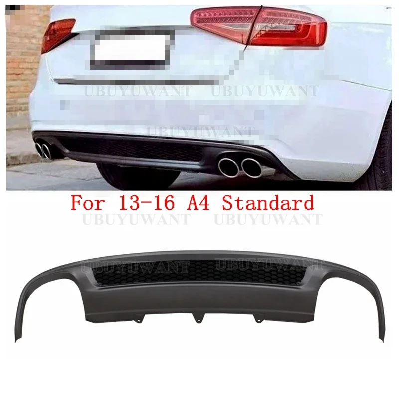Parachoques trasero Audi A4 B8.5 S-Line con difusor y escape