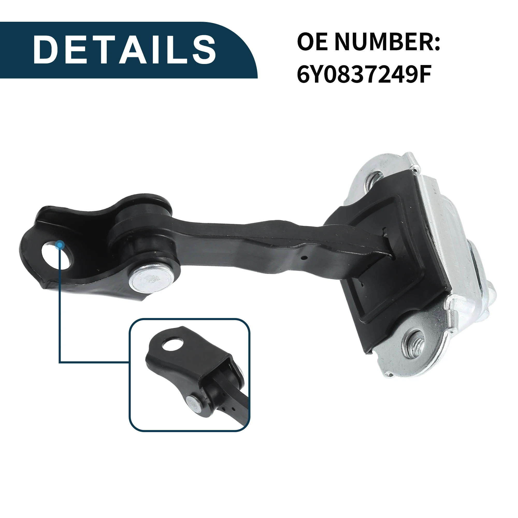 Tope de puerta Skoda Fabia – UXCELL (delantero izquierdo + derecho) - imagen 5