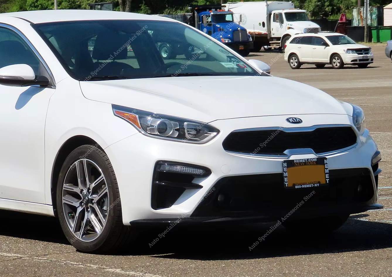 Alerón divisor delantero de tres piezas para KIA Cerato BD