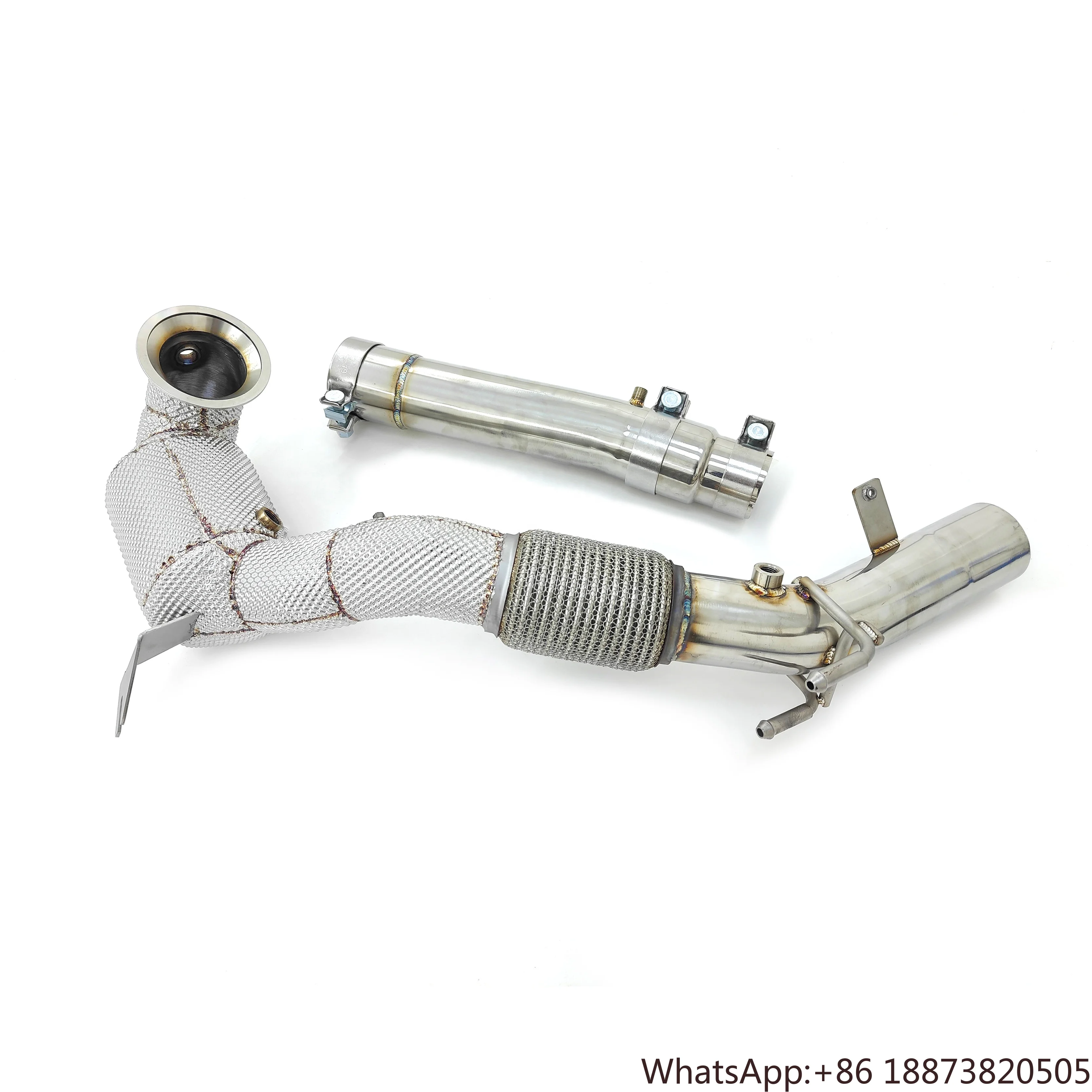 Downpipe deportivo acero inoxidable VW Golf 8 GTI 2.0T 2020-2023