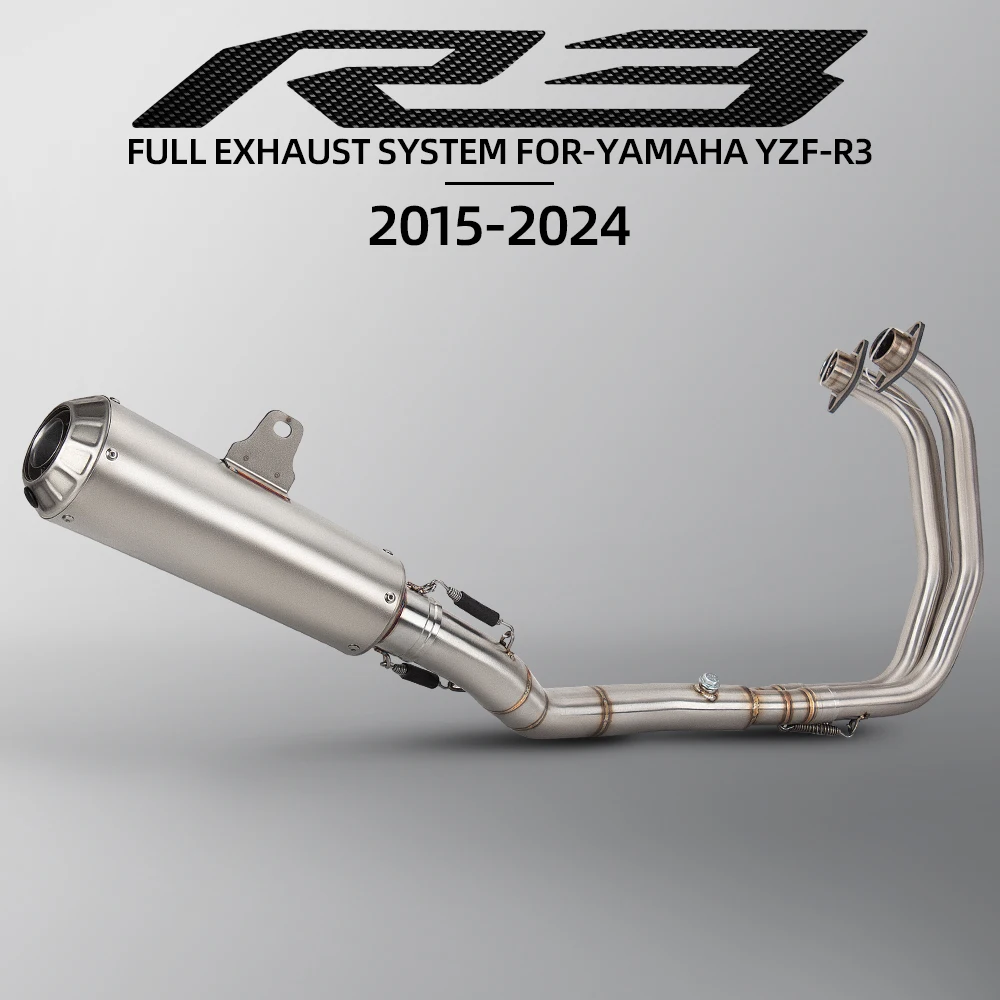 Sistema de escape completo Yamaha R3, MT-03 y R25 2015-2025