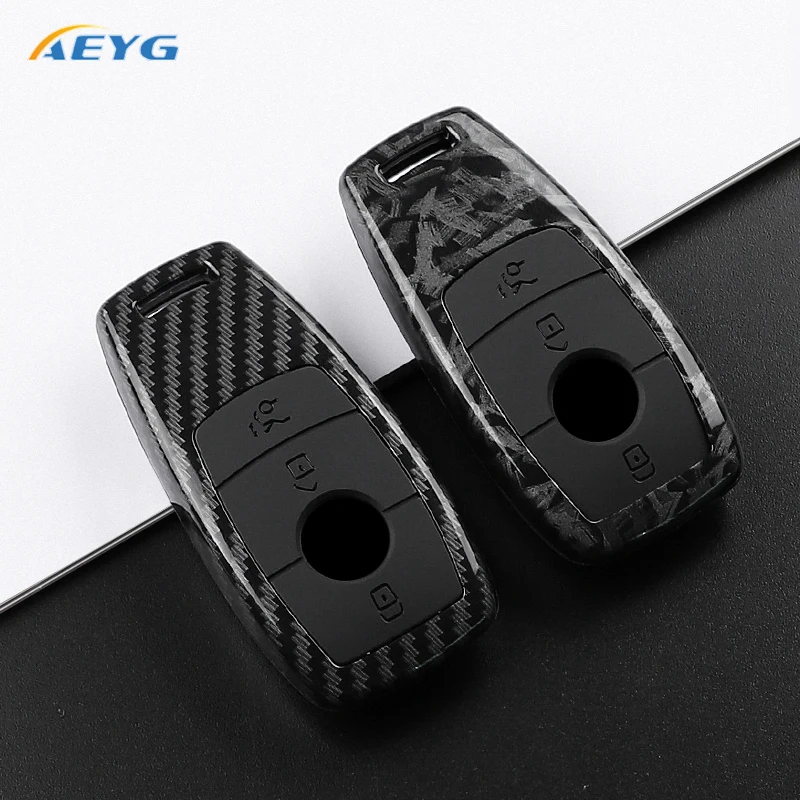 Funda fibra de carbono para llave Mercedes-Benz – Classe E A C S GLC GLE - imagen 4