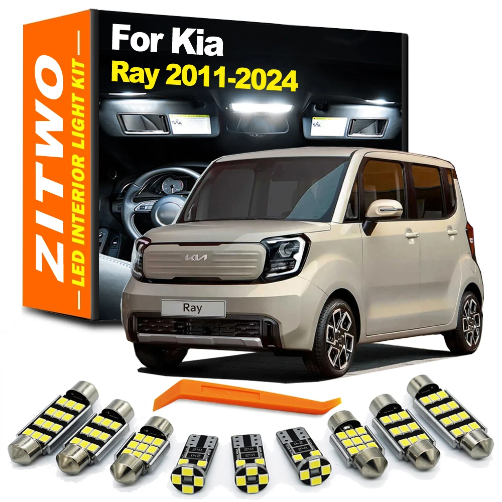 ZITWO Luces LED Matrícula Kia Ray 2011-2024