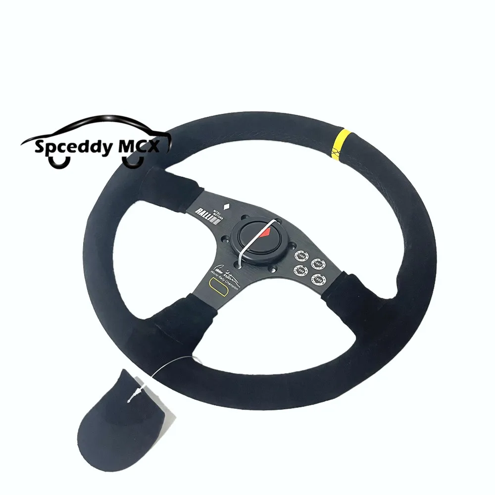 Detalle del volante de estilo JDM