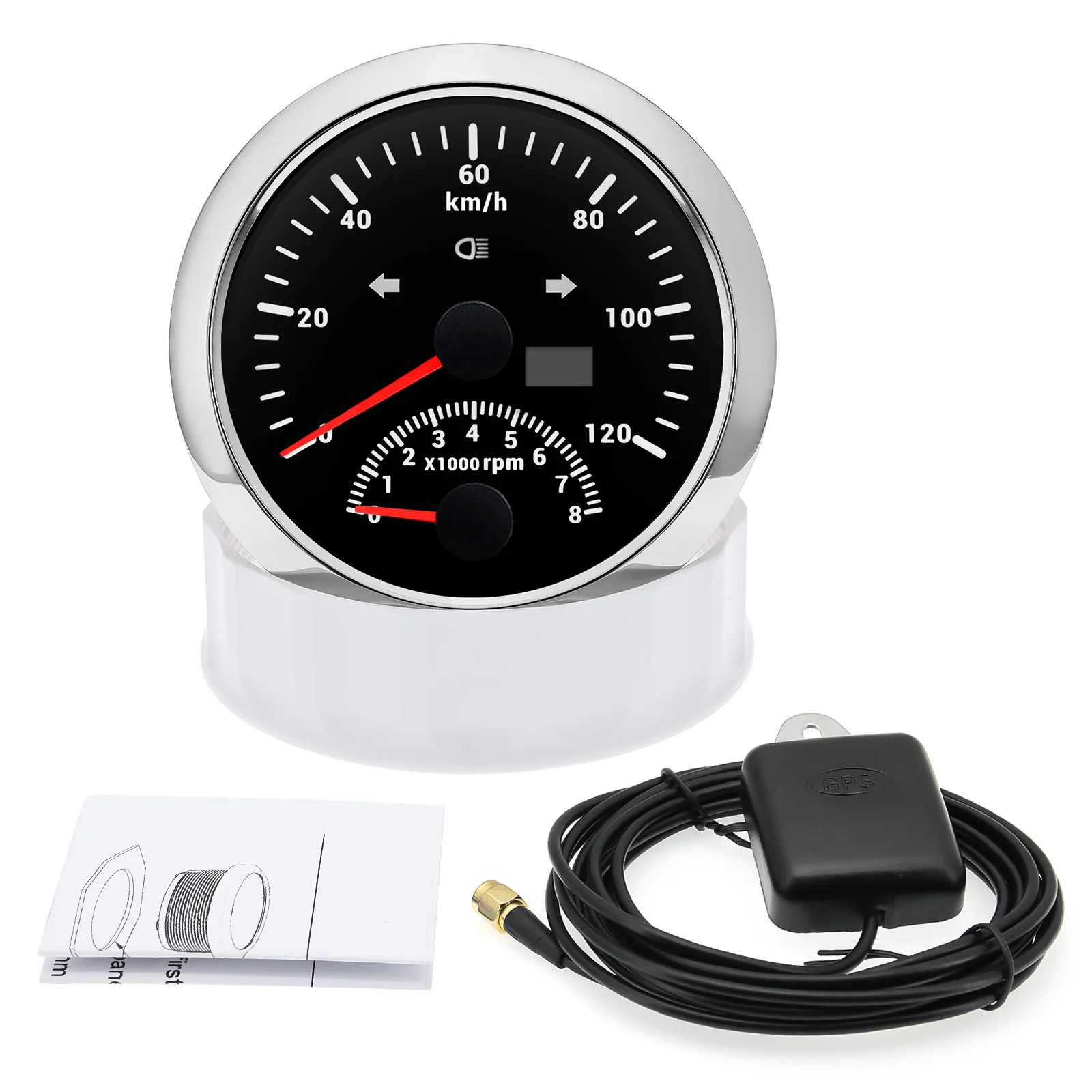 Velocímetro GPS digital 85 mm 12/24 V para coche y camión - imagen 4