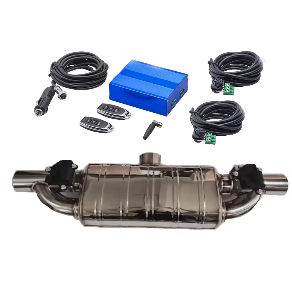Válvula de escape eléctrica universal en T – 2 a 3 pulgadas