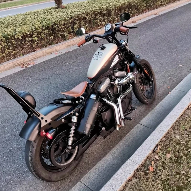Escape deportivo cromado para Harley-Davidson Sportster 883-1200 - imagen 5