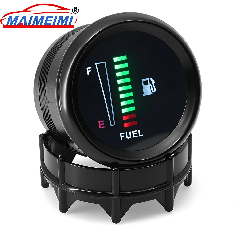 Indicador electrónico de nivel de combustible 52 mm para coche y moto