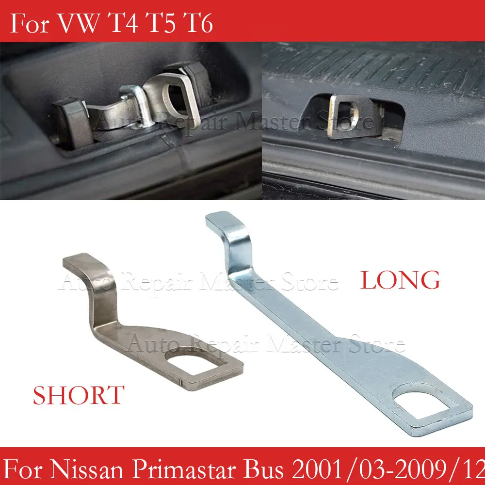Soporte puerta trasera VW T4 T5 con gancho bloqueo aire fresco - imagen 2