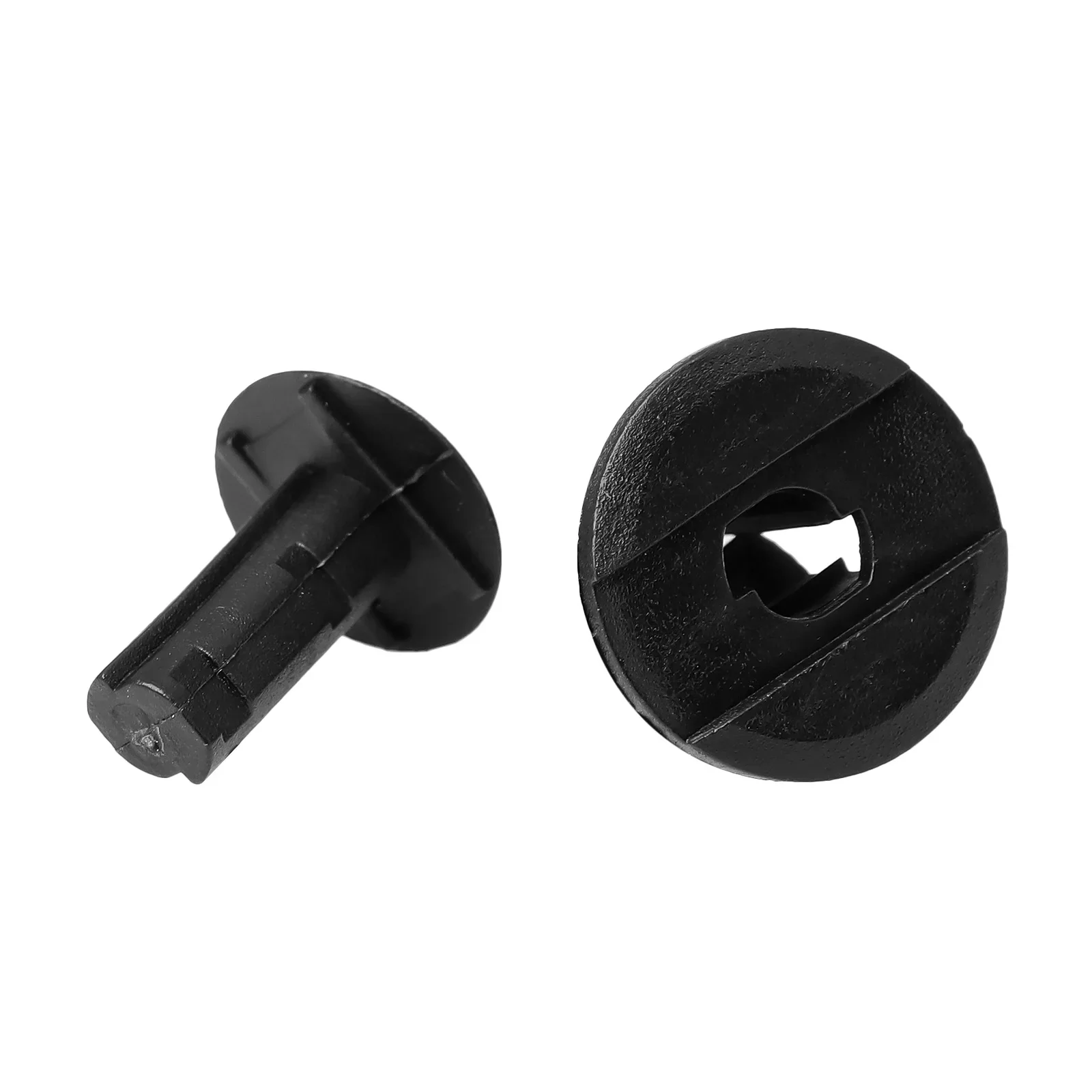 Grapas negras de plástico para parachoques de 8 mm - imagen 3