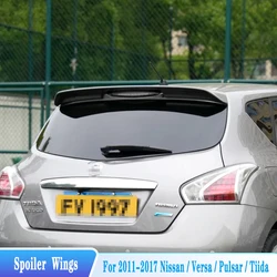 Spoiler trasero y alerón techo ABS para Nissan Tiida Versa 2011-2017