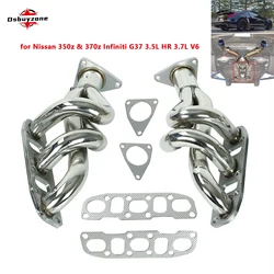 Colector de escape para motor Nissan 350Z 3.5L V6 HR 2007-2008 2009-2014 Nissan 370Z 3.7L 2008-2013 Infiniti G37 3.7L