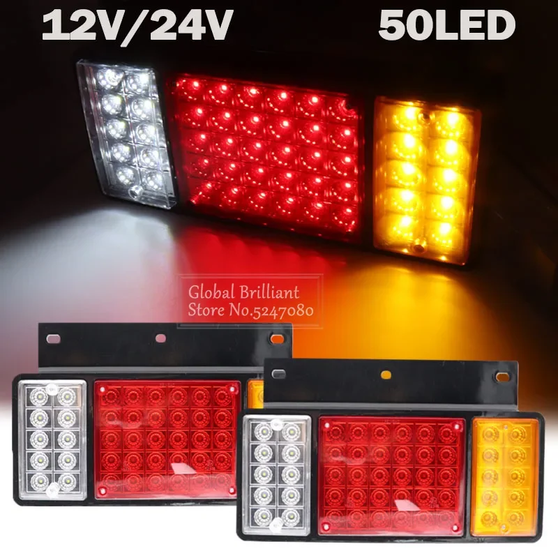 Pilotos traseros LED 12/24 V con freno y marcha atrás – Isuzu Elf