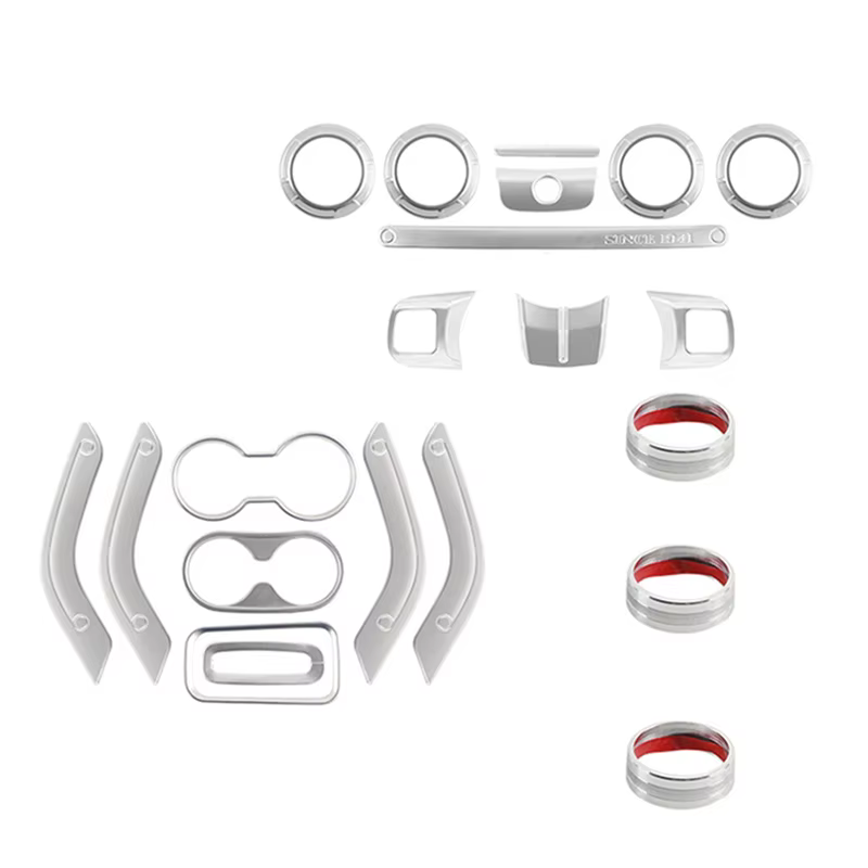 Kit Molduras Interior AB56 para Jeep Wrangler JK 2007-2017 - imagen 2