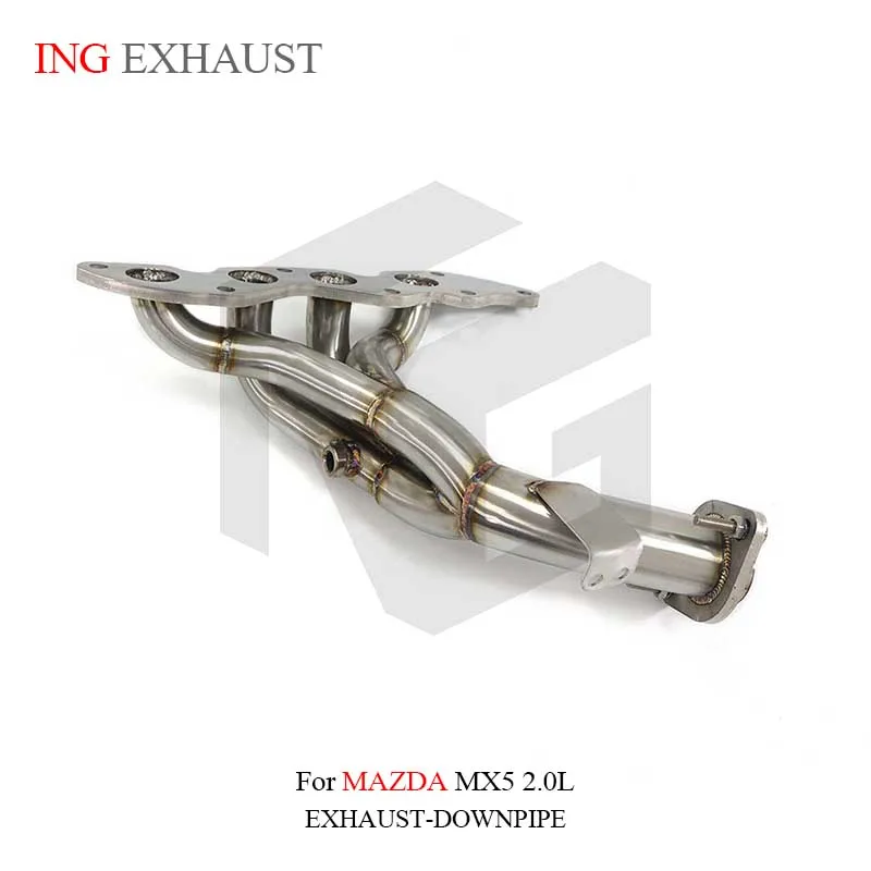 Colector de escape ING acero inoxidable para Mazda MX-5 2.0L - imagen 5