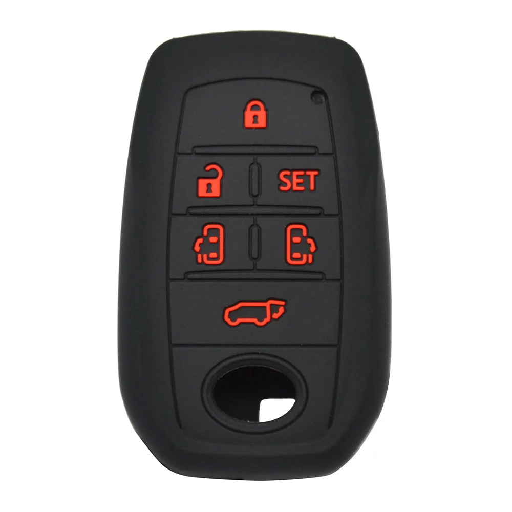 Funda de silicona llave Toyota Vellfire Alphard 30 Series 6 botones