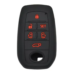 Funda de silicona llave Toyota Vellfire Alphard 30 Series 6 botones