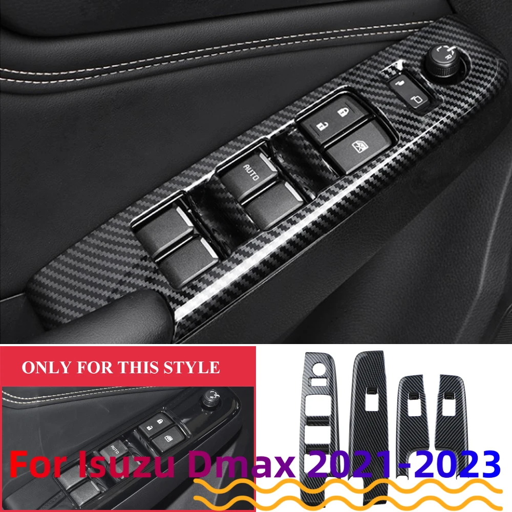 Embellecedor de interruptor elevalunas para Isuzu D-Max 2021-2023