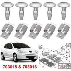 Clips fijación cubierta motor para Peugeot 206 207 407 508 Citroën C2 C5