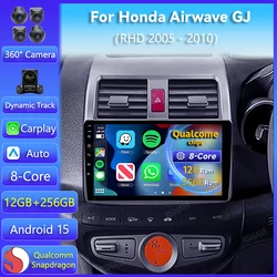 Radio Android CarPlay con DSP y navegación para Honda Airwave GJ