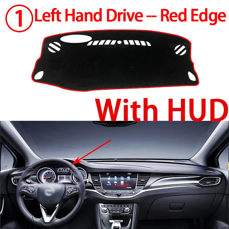 Para Opel Astra K 2016-2019 Vauxhall Holden alfombrilla para salpicadero de alta calidad cubierta para salpicadero almohadilla parasol accesorios para alfombras - imagen 4