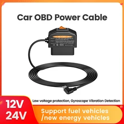 Cable OBD para dashcam con interruptor Plug and Play