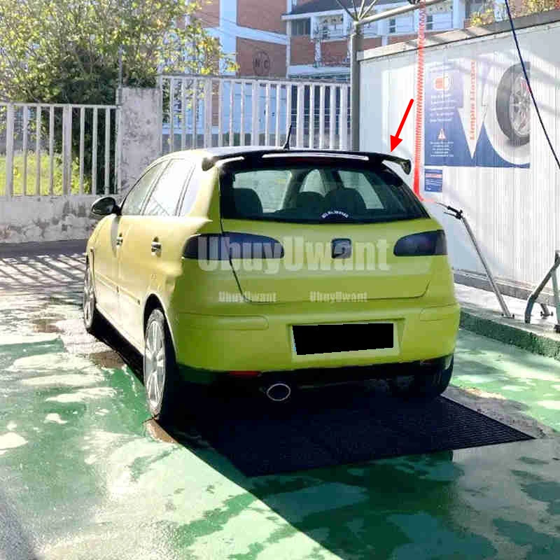 Alerón trasero ABS efecto fibra de carbono SEAT León MK1-MK5 Hatchback
