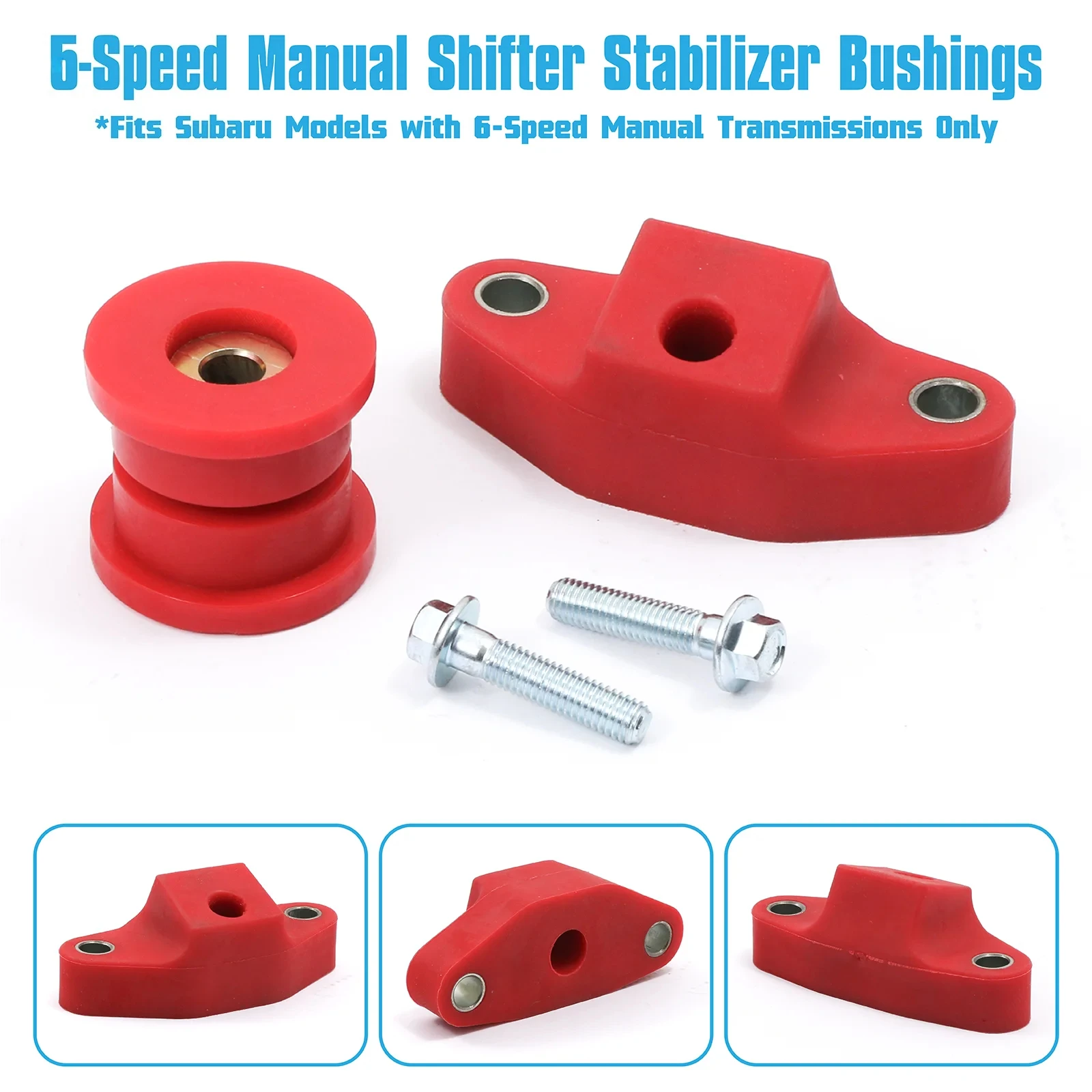 Subaru kit bujes palanca de cambios delantero y trasero - 6 velocidades