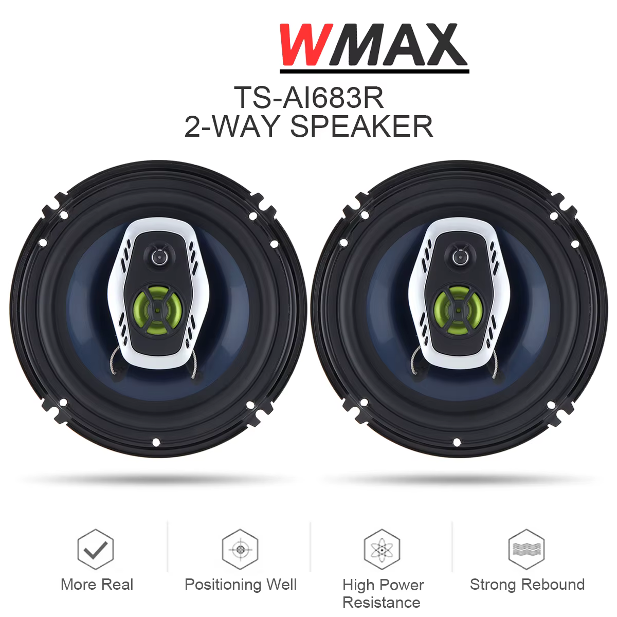 Altavoces para coche 6,5 pulgadas 2 vías HiFi con instalación no destructiva - imagen 2