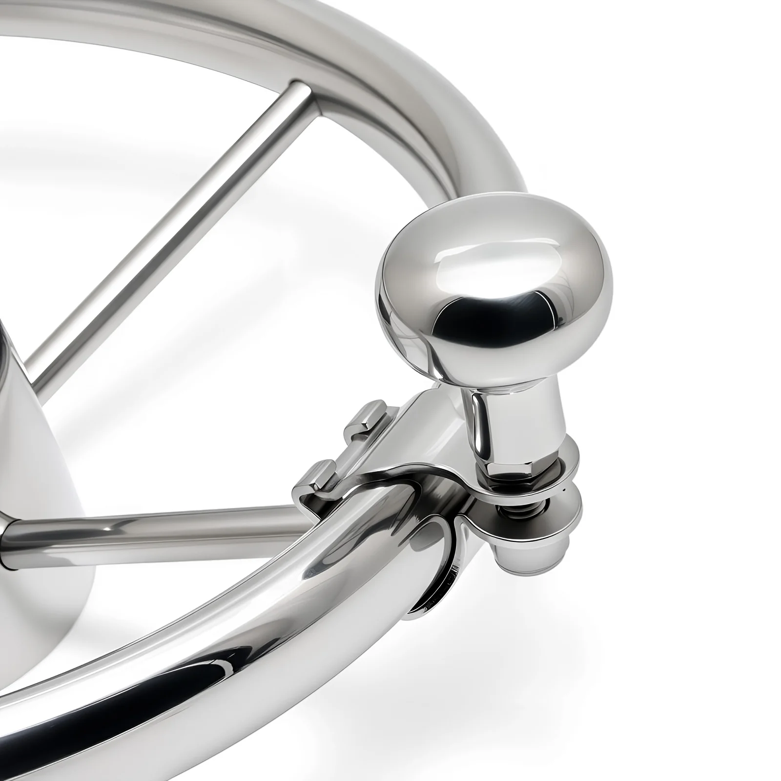 Perilla del Volante - Accesorio de Acero Inoxidable