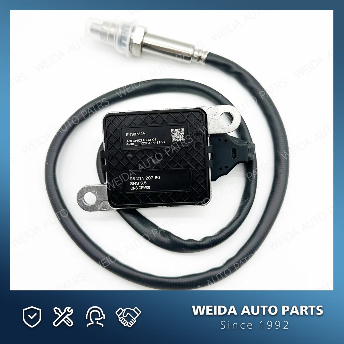 9821120780   SNS07 Sensor de óxido de nitrógeno Sensor Nox para Peugeot Boxer 3 Citroen RELAY JUMPER 2 2,0 2,2 3,0 HDI BlueHDi EUR0 6 2010 - imagen 2